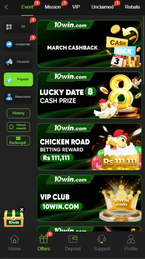 10Win Game Download APK