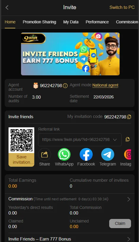 9WIN Game Download Mode