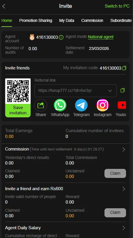 Funup777 Game Download Mode