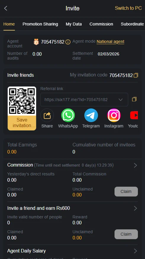 Six177 Game Download Mode